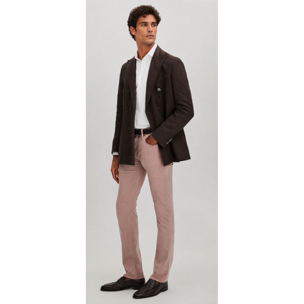 PAIGE Men's Jeans 28 Skinny Stretch FEDERAL Vintage Clouded Orchid M655799-B678